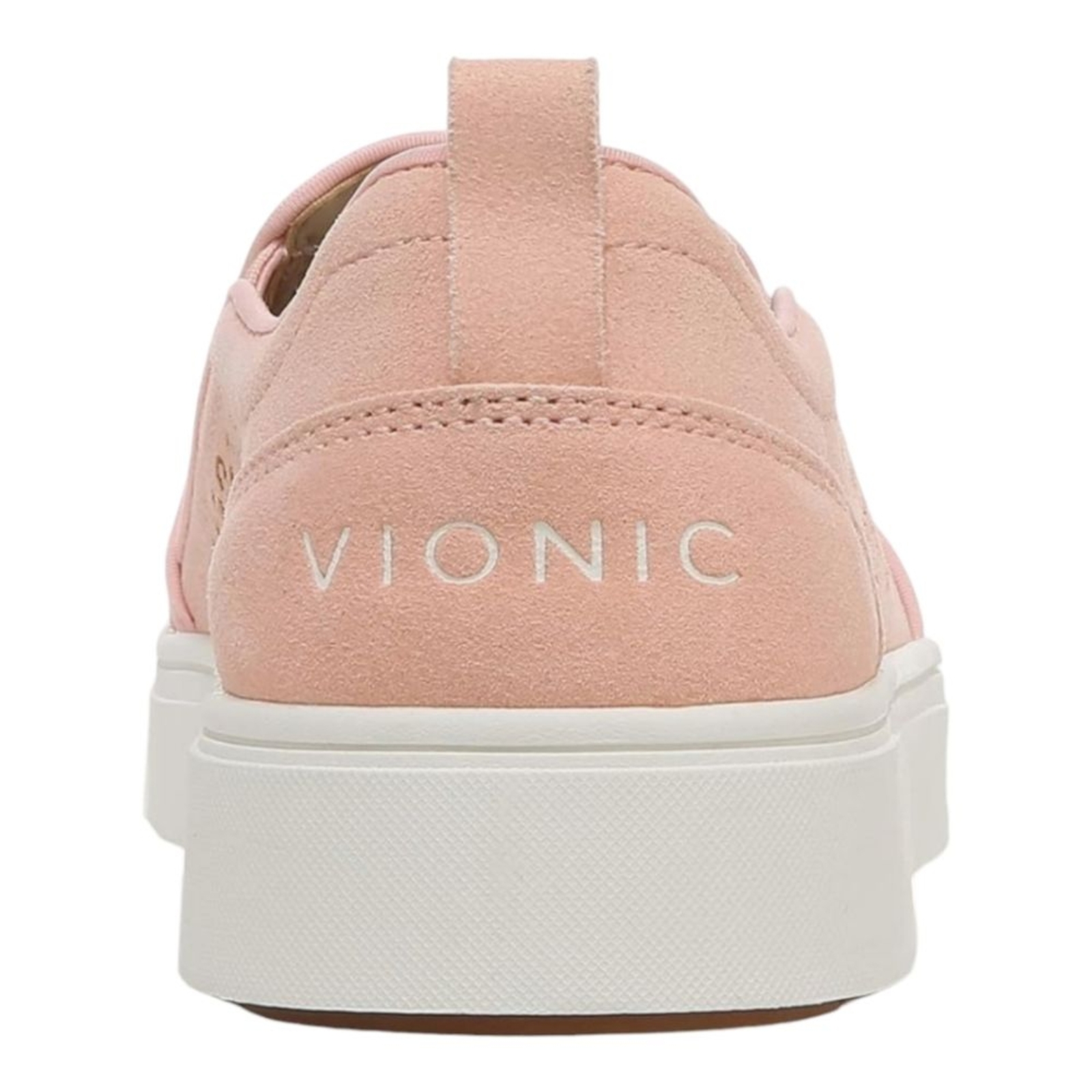 Vionic Kimmie Perf Roze Coral Laser Cut Arch Support Slip on Sneaker Shoe 7.5
