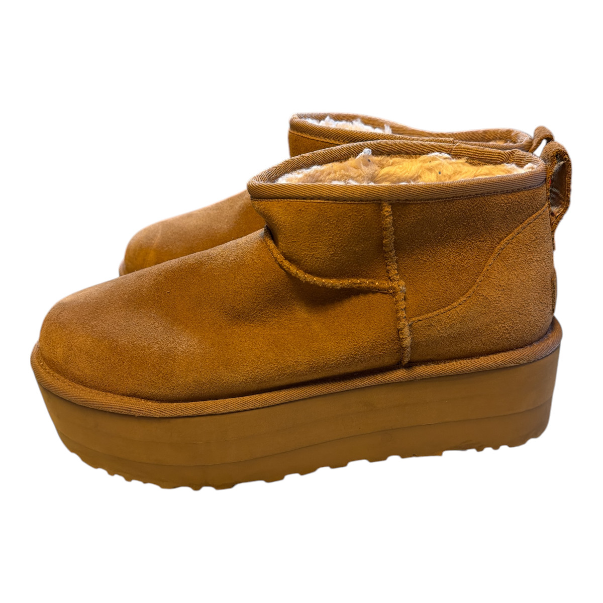 Ugg Classic Ultra Mini Women’s Size 10 Chestnut Boots 1135092 EUC