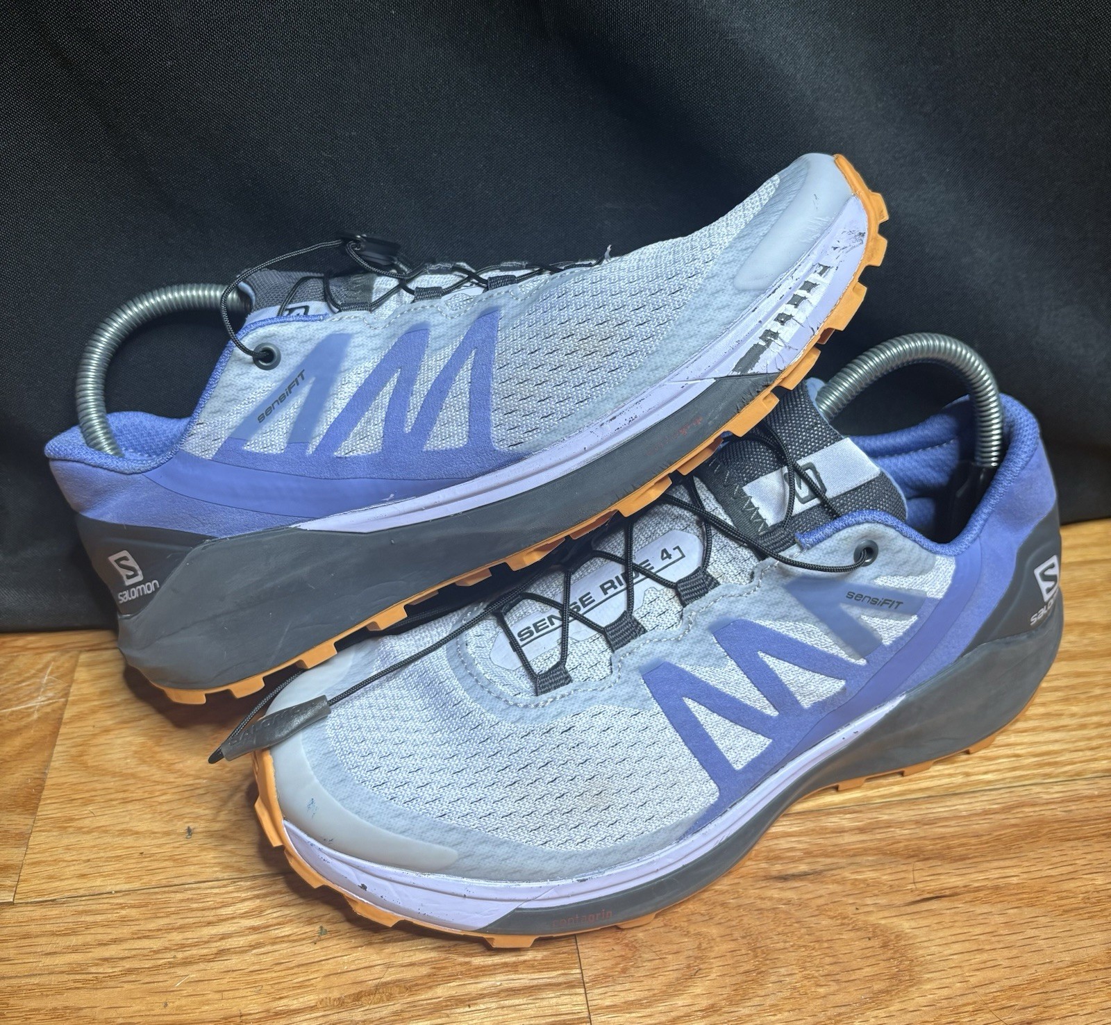 Salomon Sense Ride 4 Women’s Size 8 Trail Hiking Sneakers Shoes Hiking