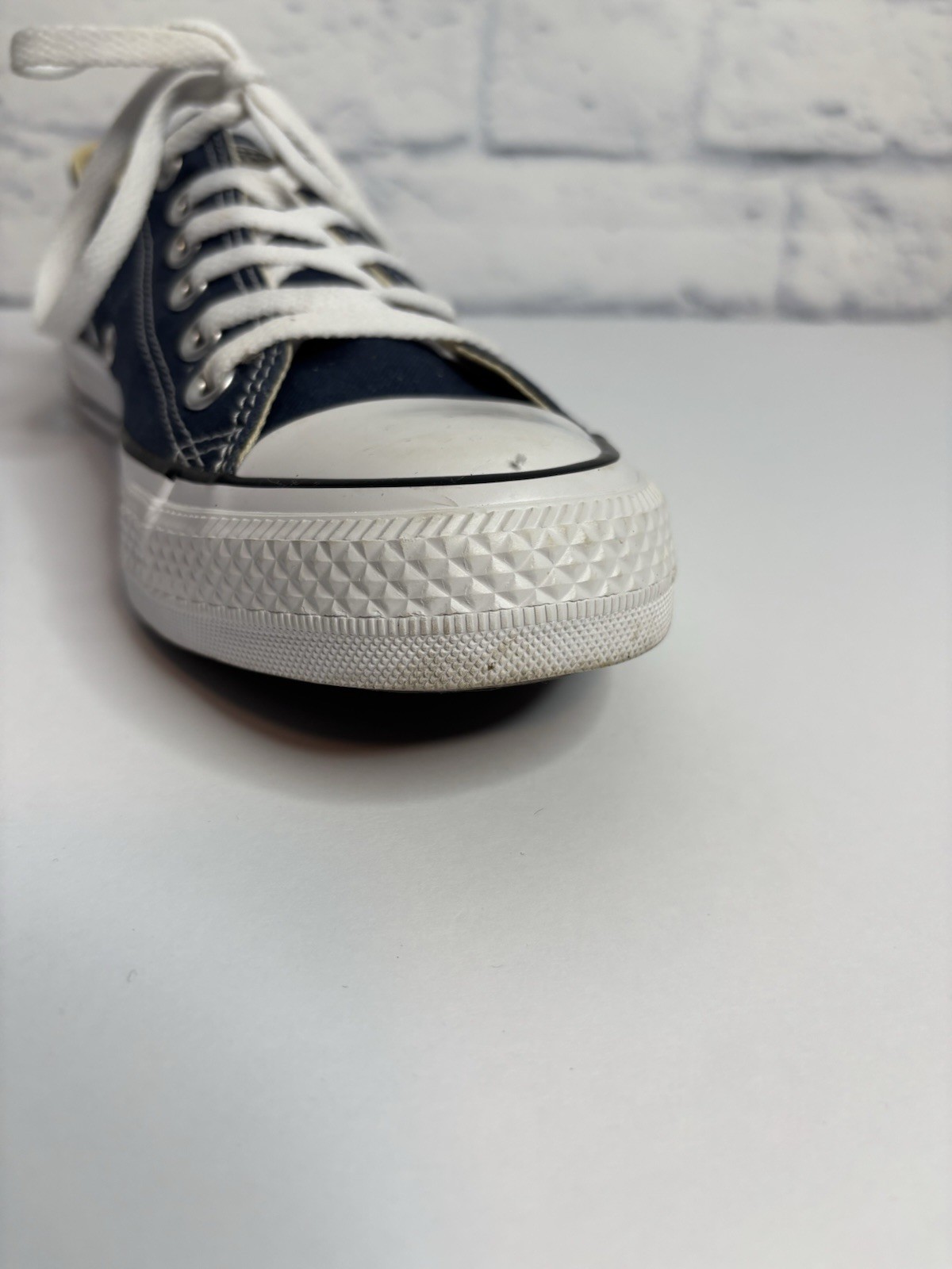 Converse Chuck Taylor All Star Ox Navy Blue Canvas Sneakers Men 6 Women 8 Shoes