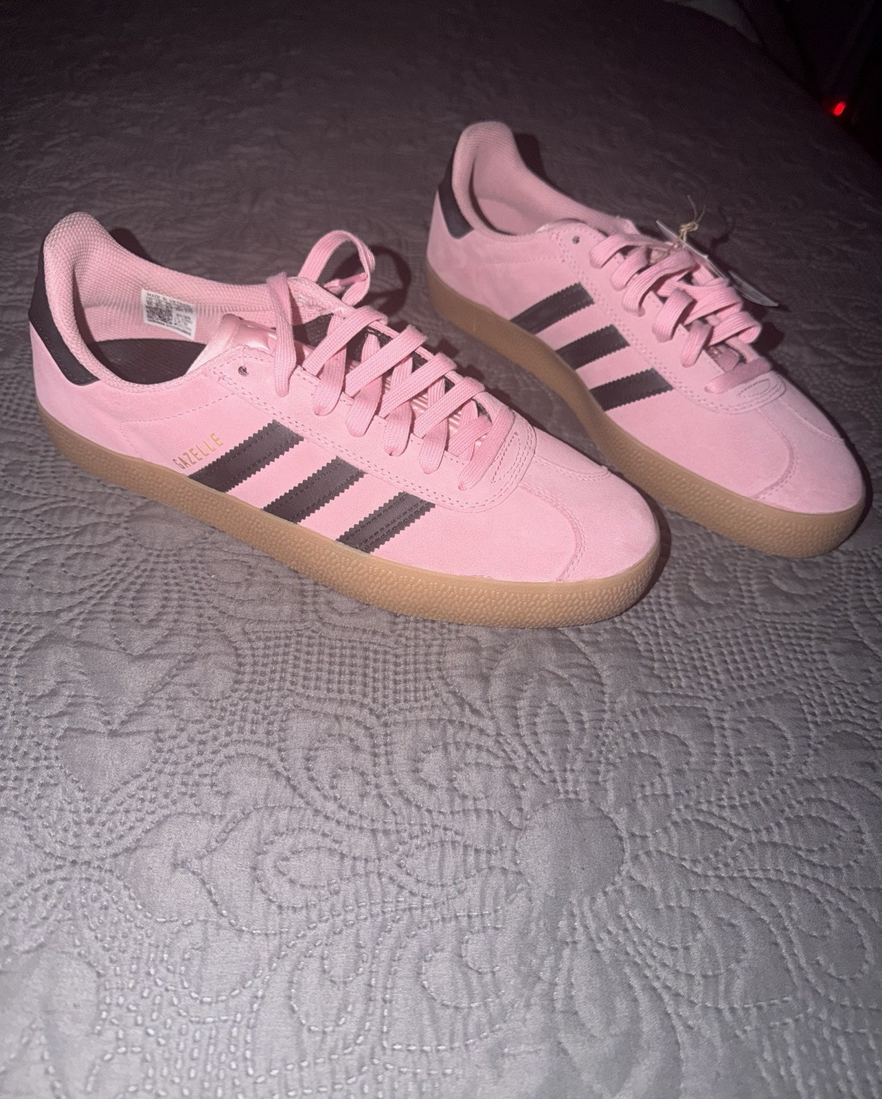Adidas Gazelle ADV Sneakers Shoes – Unisex -Pink Size M10-W11