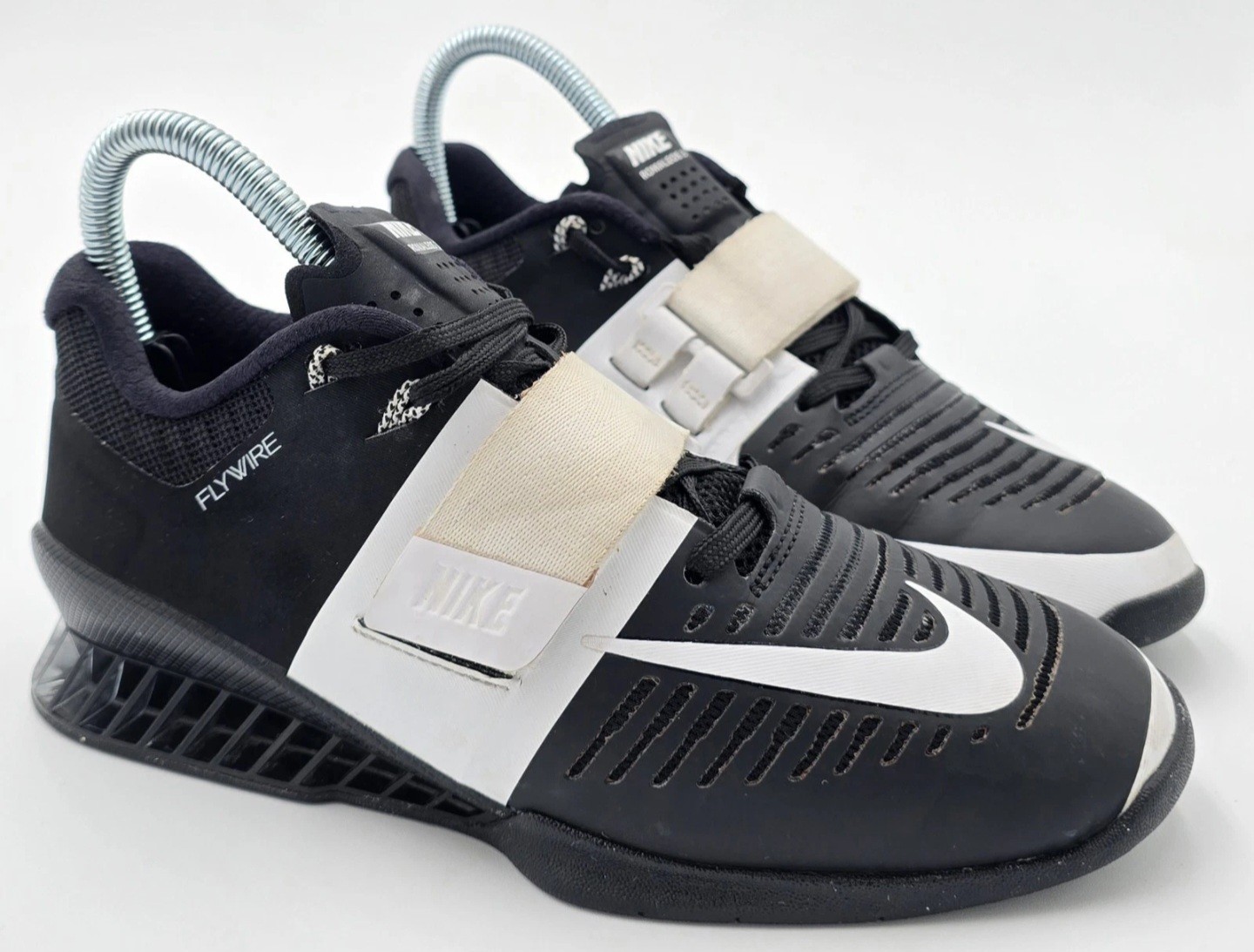 Nike Romaleos 3 Shoes Womens 6 Black Weightlifting Cross Fit Training Power