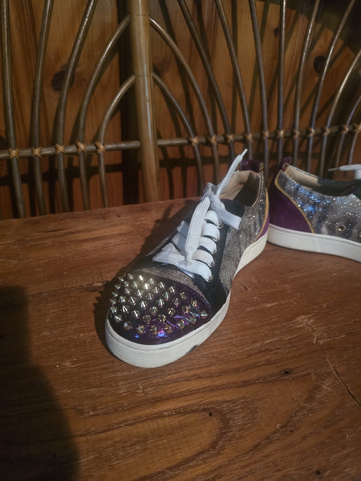 Christian Louboutin Louis Junior Spikes Sneakers