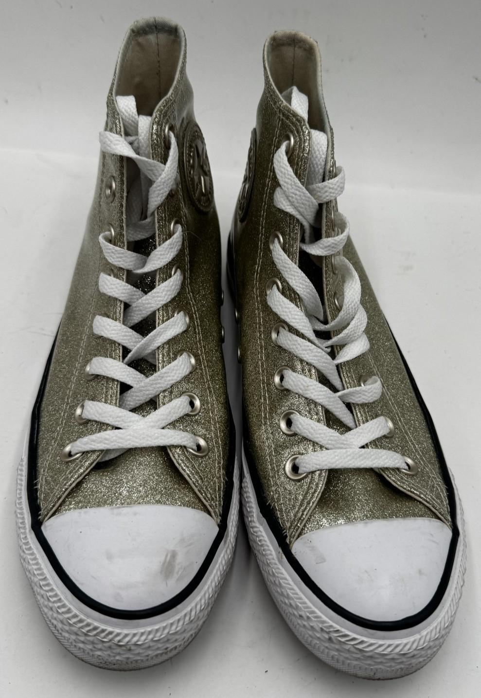 Converse Chuck Taylor All Star Women’s Sneakers Siz 9 Gold Leather High Top