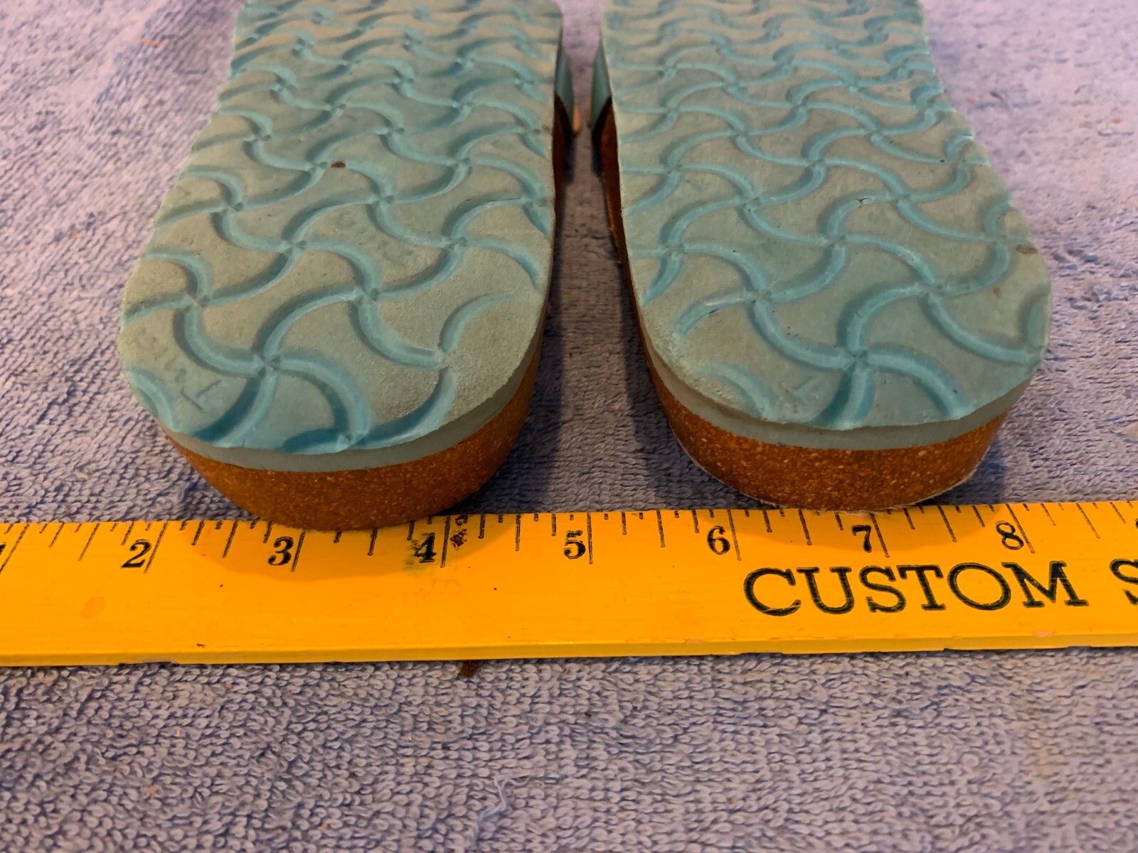 Tula By Birkenstock Madrid Slip On Sandals Slides Turquoise / Blue Size 39 us 8