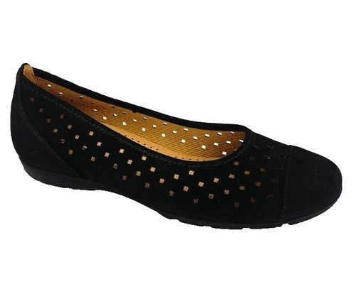 Gabor Women’s Nubuk Lavato US Size 8.5 / UK 6 Black