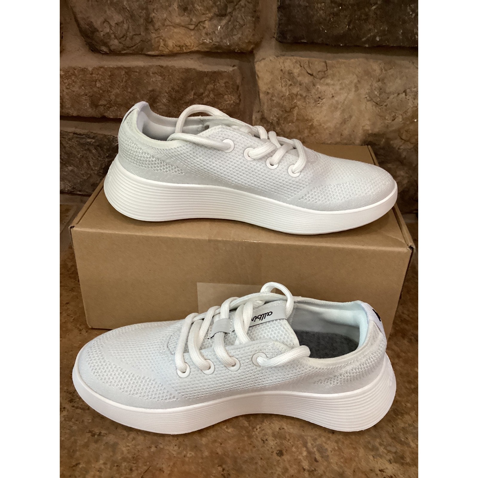 Allbirds Tree Runner Go Blizzard White Womens 7.5 Sneakers A10646W075 New