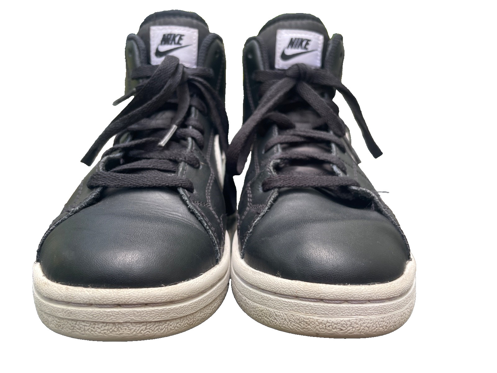 Nike Court Royale 2 Mid/High Black and White Women’s size 8.5