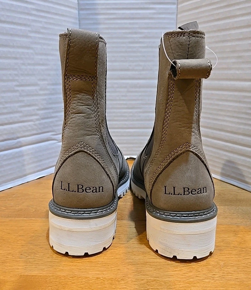 L.L.Bean Women’s Camden Hill Chelsea Boot 7.5 M Maine Suede Slip-On NWT