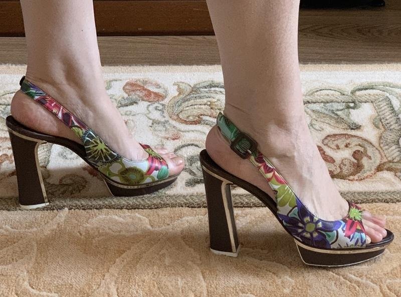 Women Baldinini heels multicolor leather 39