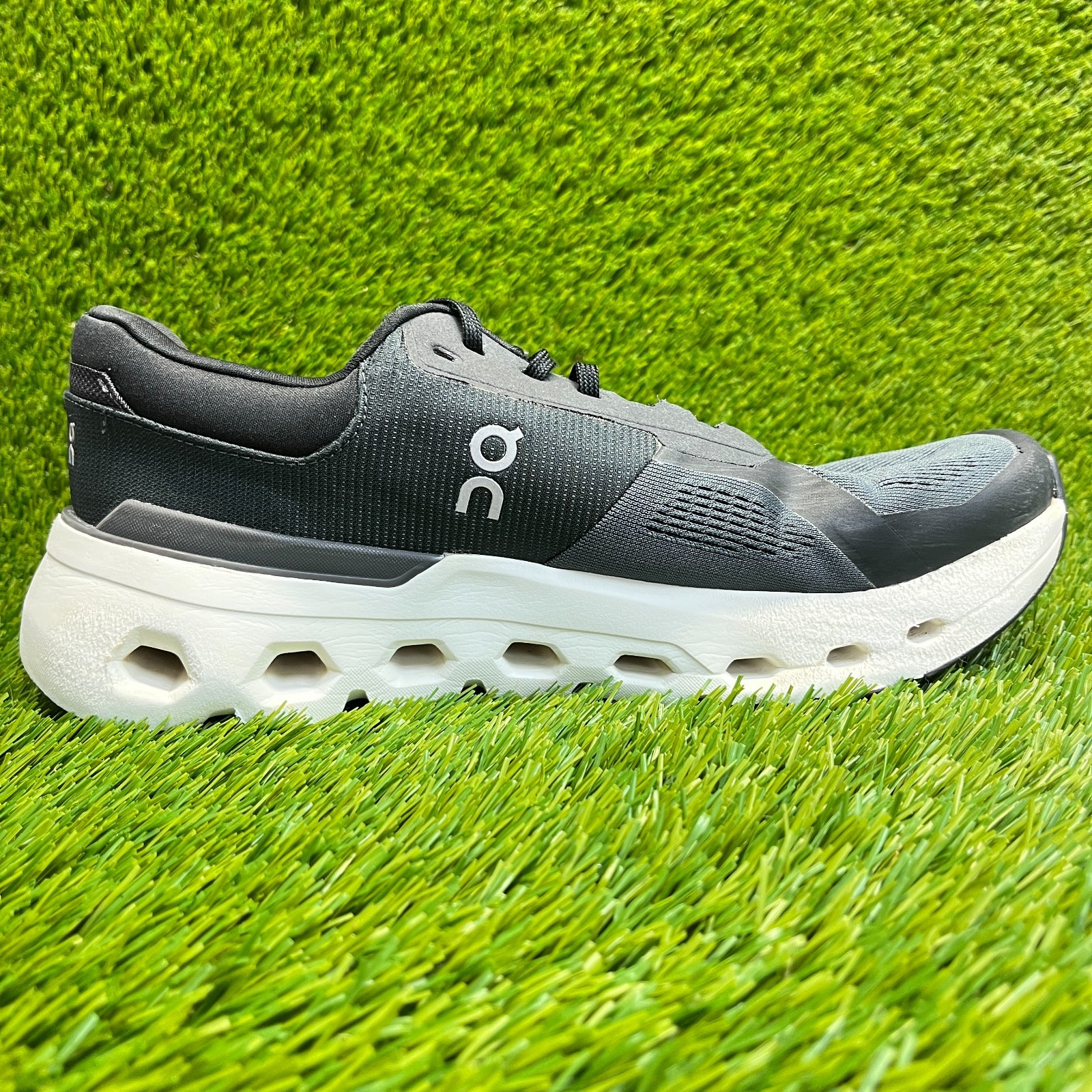 On Cloudrunner 2 Eclipse Black Womens Size 10.5 Walking Running Shoes Sneakers