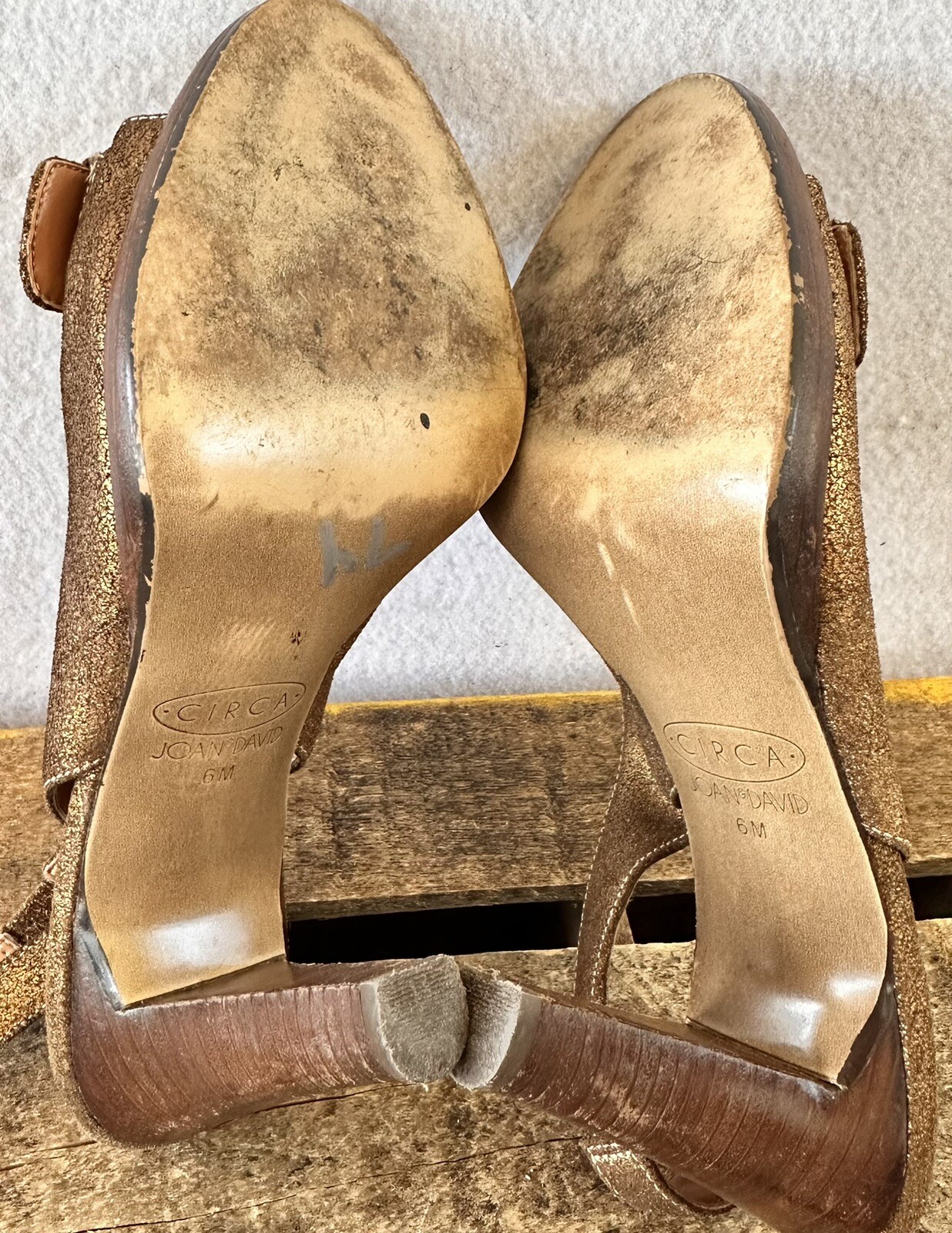 Business Copper Heels Dress Shoes Women’s Sz 6 Leather Wedding Classy