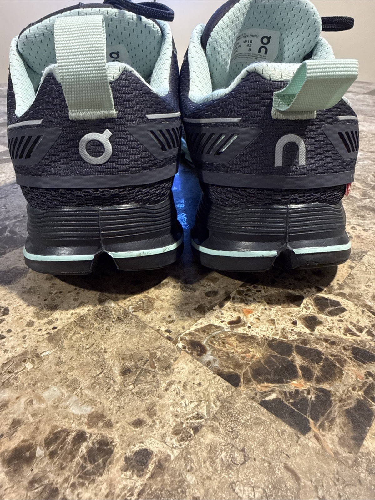 On Cloud Running Cloudflyer Black Mint CloudTec Helion Running Shoes Women’s 10