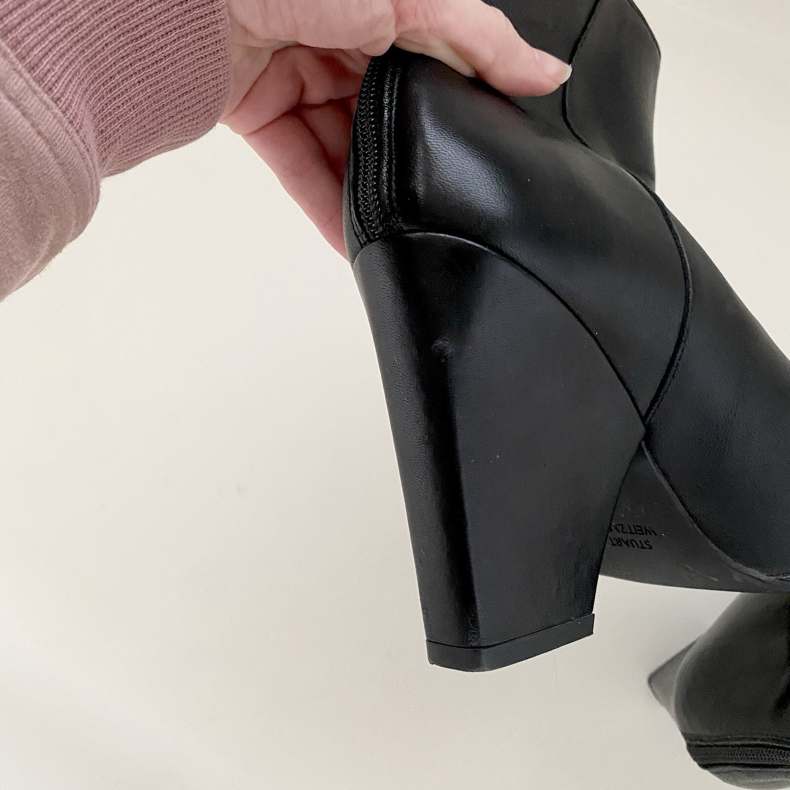 Stuart Weitzman Nappa Leather Bedford Ankle Booties