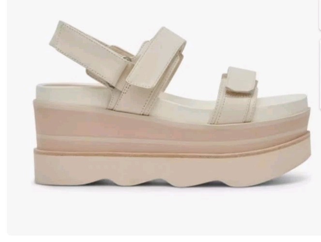 Dolce Vita Izak Women 10/11 Leather Platform 3.25″ Sandal