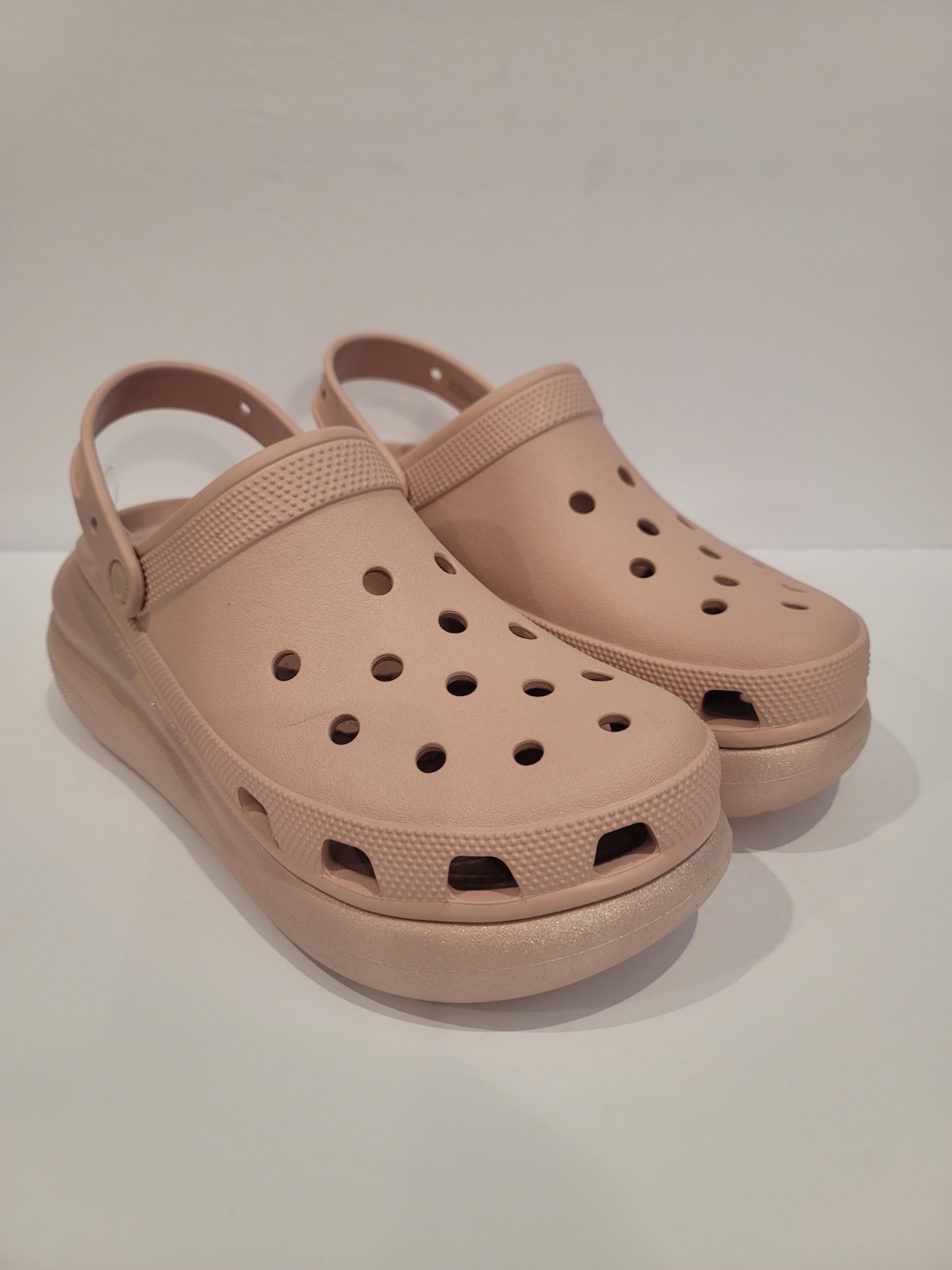 Crocs Unisex – Adult Classic Stacked Clogs Platform, Pink, M11/W12.5 NWOT.
