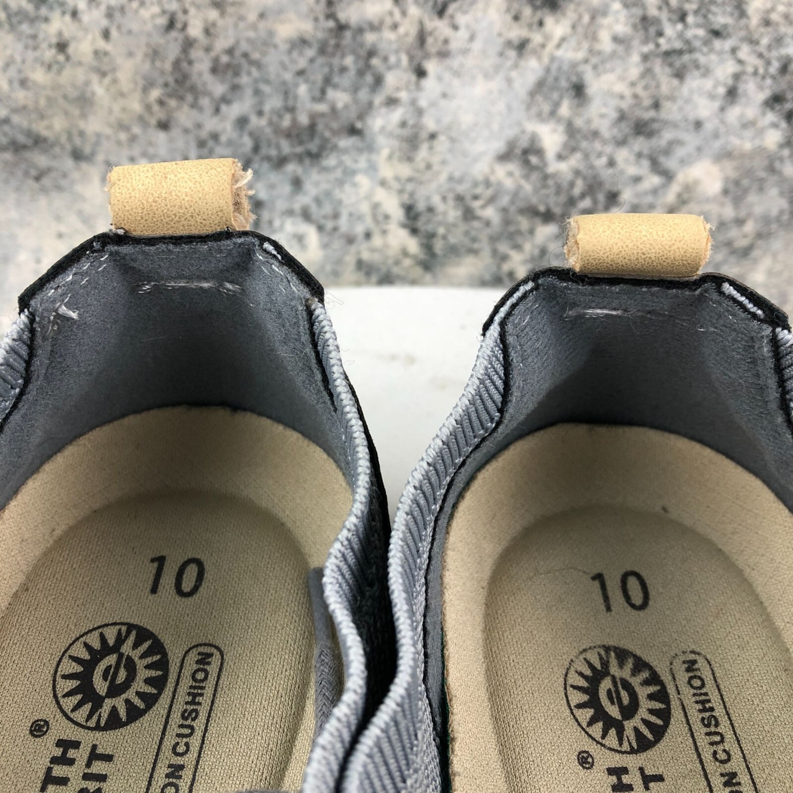Earth Spirit Women’s Size 10 Grey Gelron Cushion Pull Tab Lace-Up Oxford Shoes