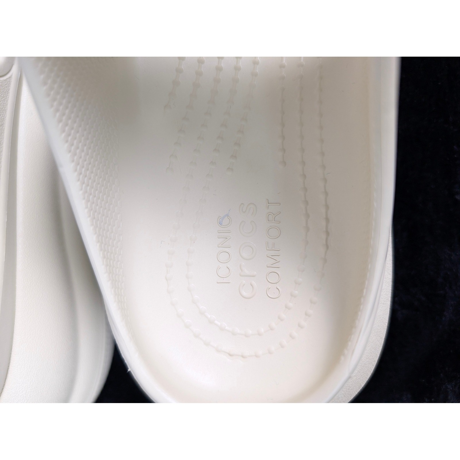 Crocs Classic Crush Sandal Women SZ-11 Men SZ-9 Bone New Platform Slide