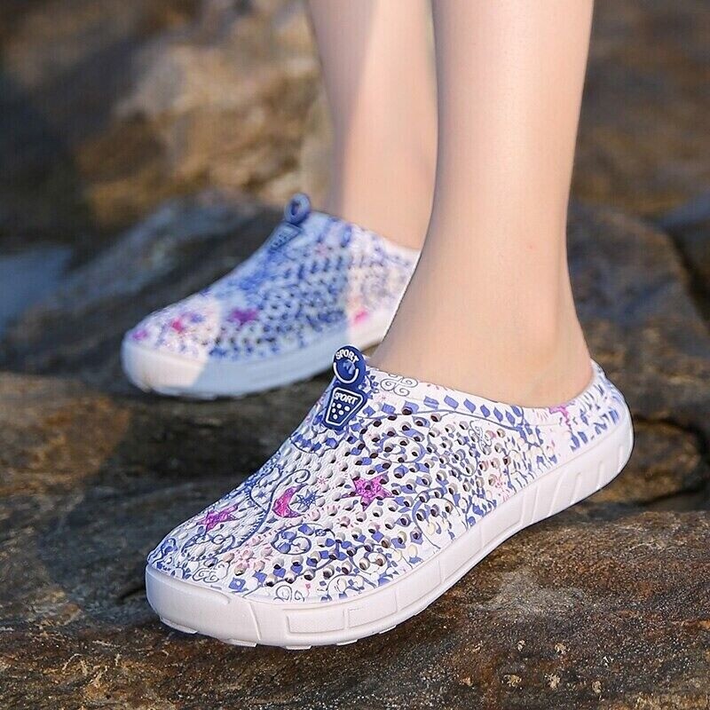 Summer Women’s Beach Sandals Garden Clogs Quick-Dry Lightweight Non-slip US Size