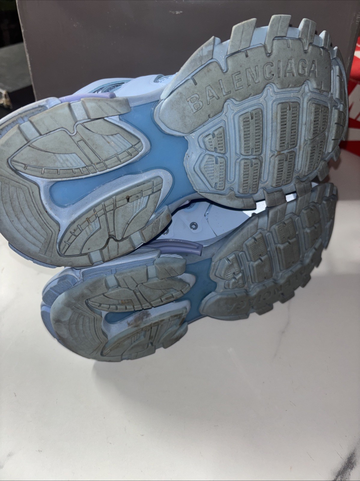 Balenciaga Sky Blue Track Sneakers Size 5 G2U