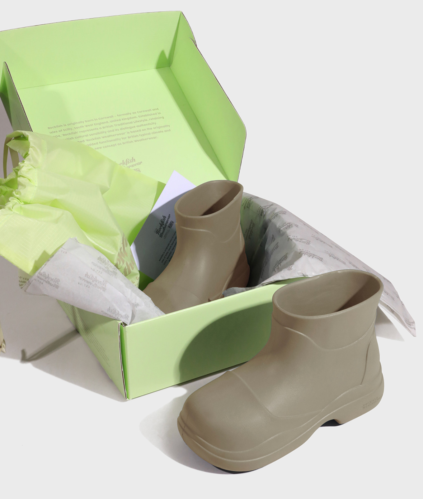 Rockfish Hayden Ultra Lightweight Ankle Rain Boots 7 colors Women US 5.5 230mm