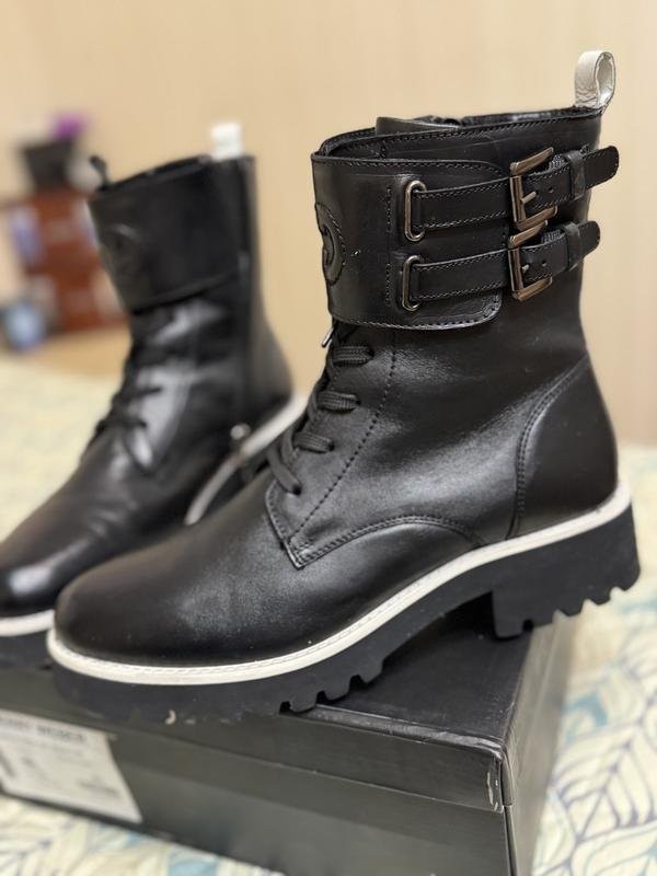Women Gerry Weber boots black leather 41