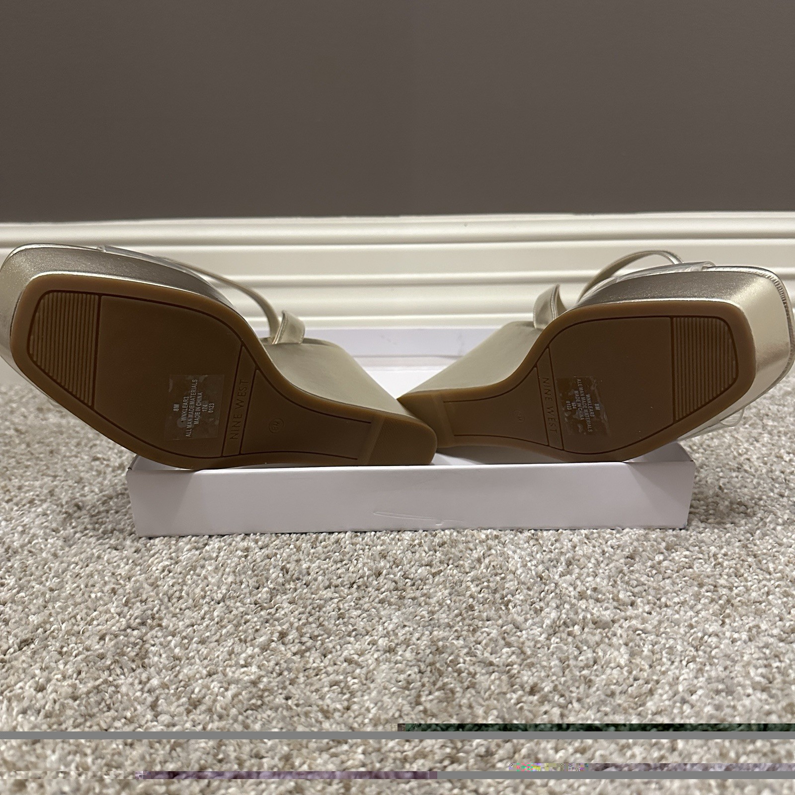 Nine West Gold 710 Klear3 Wedge Sandal