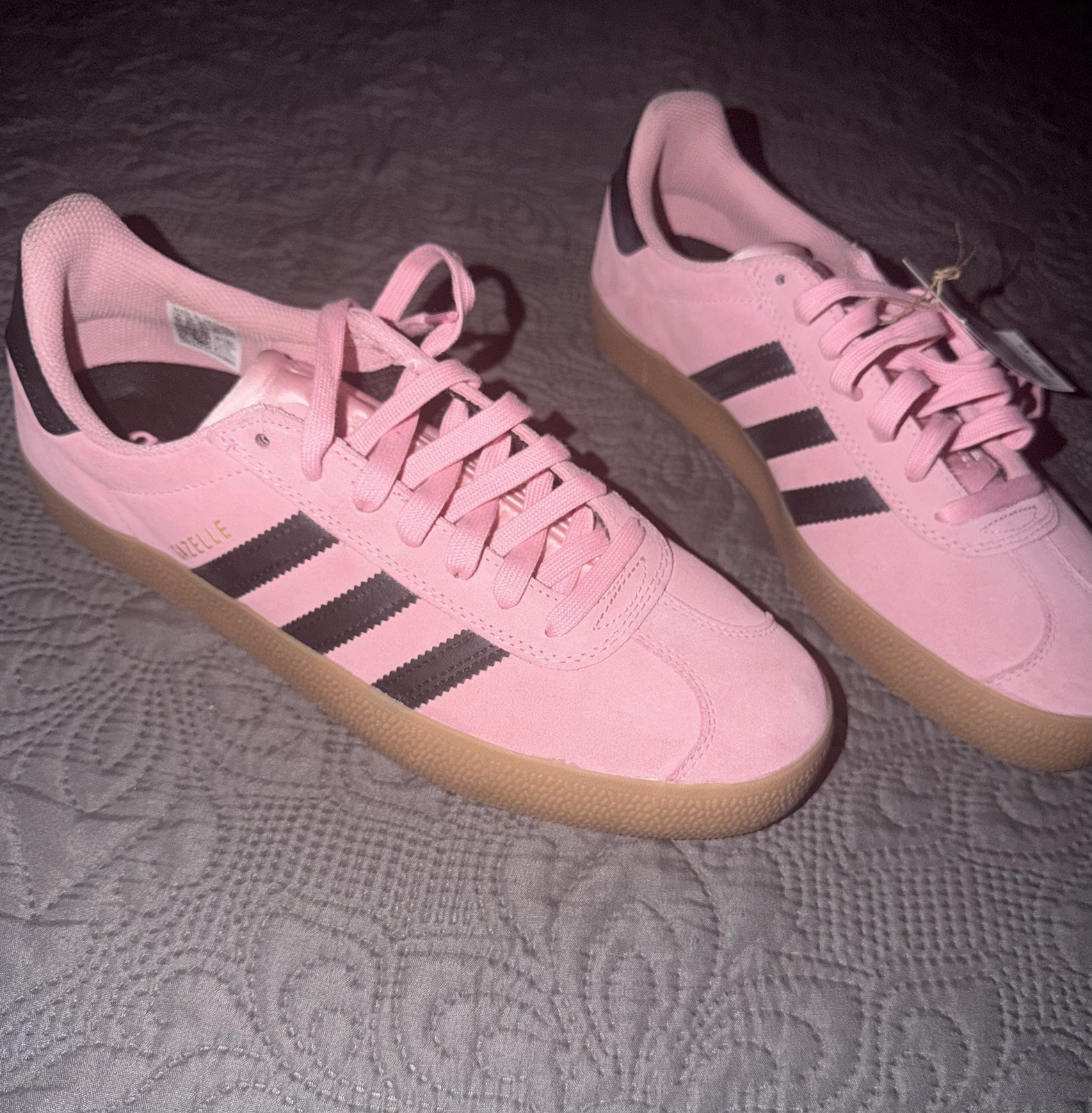 Adidas Gazelle ADV Sneakers Shoes – Unisex -Pink Size M10-W11