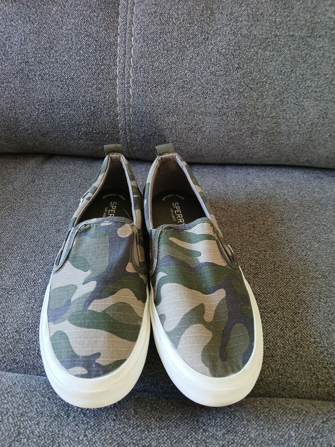 Sperry Top Sider Womens Pier wave camo sneaker SZ 7M~BARELY WORN EUC