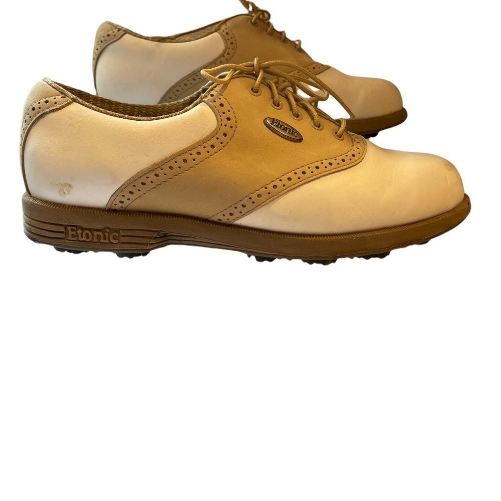 Etonic woman’s leather golf shoes size 7W