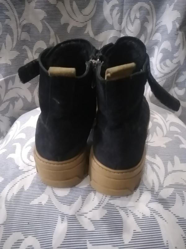 women white sand boots black suede 37