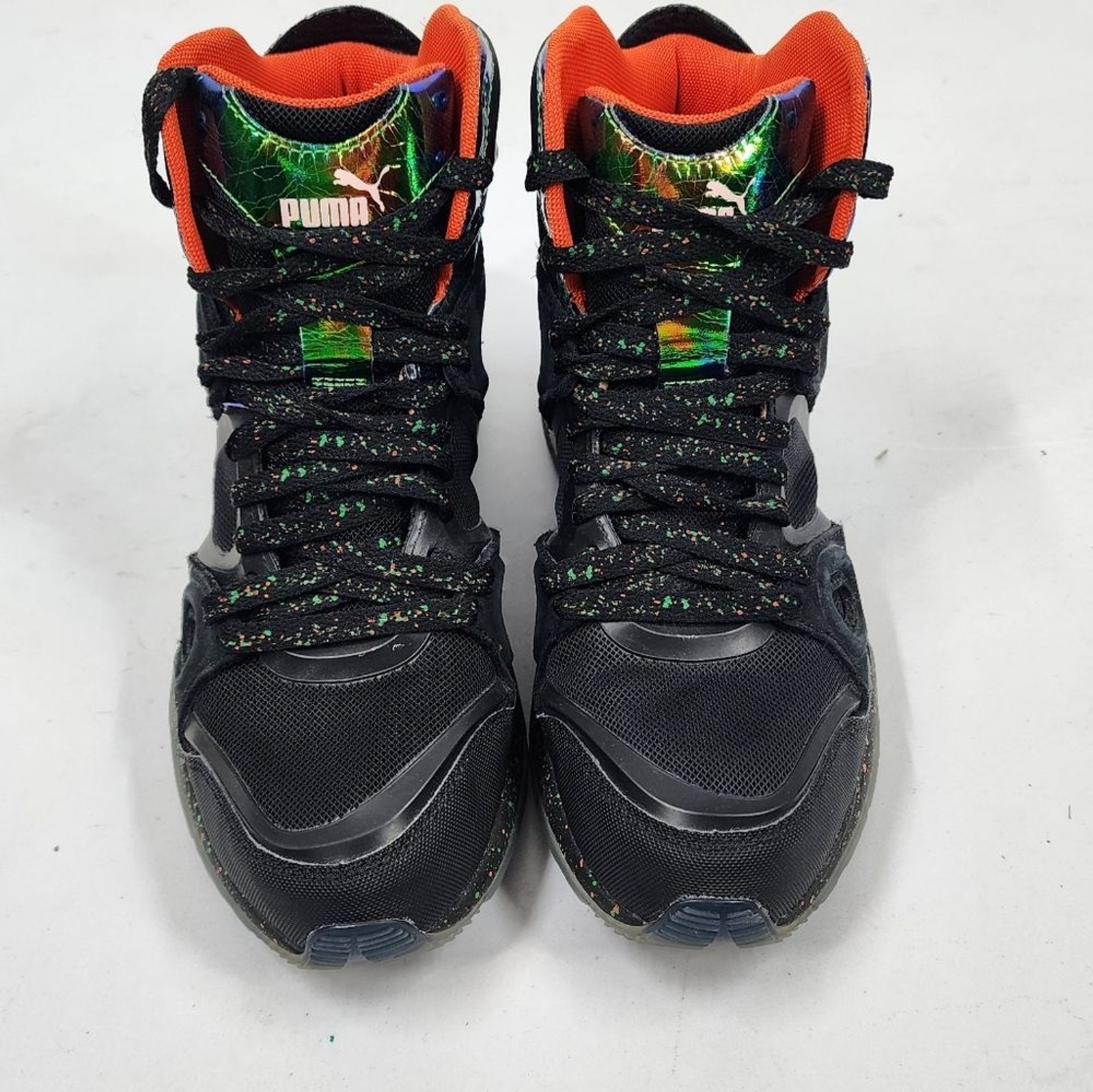 Puma McQueen Tech Runner Mid black holographic men’s 7 women’s 8.5