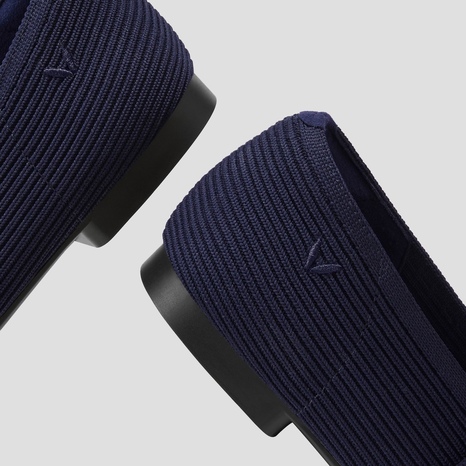 VIVAIA Margot Mary Jane Navy Blue Knit Square Toe Buckle Strap Flats Shoes 11