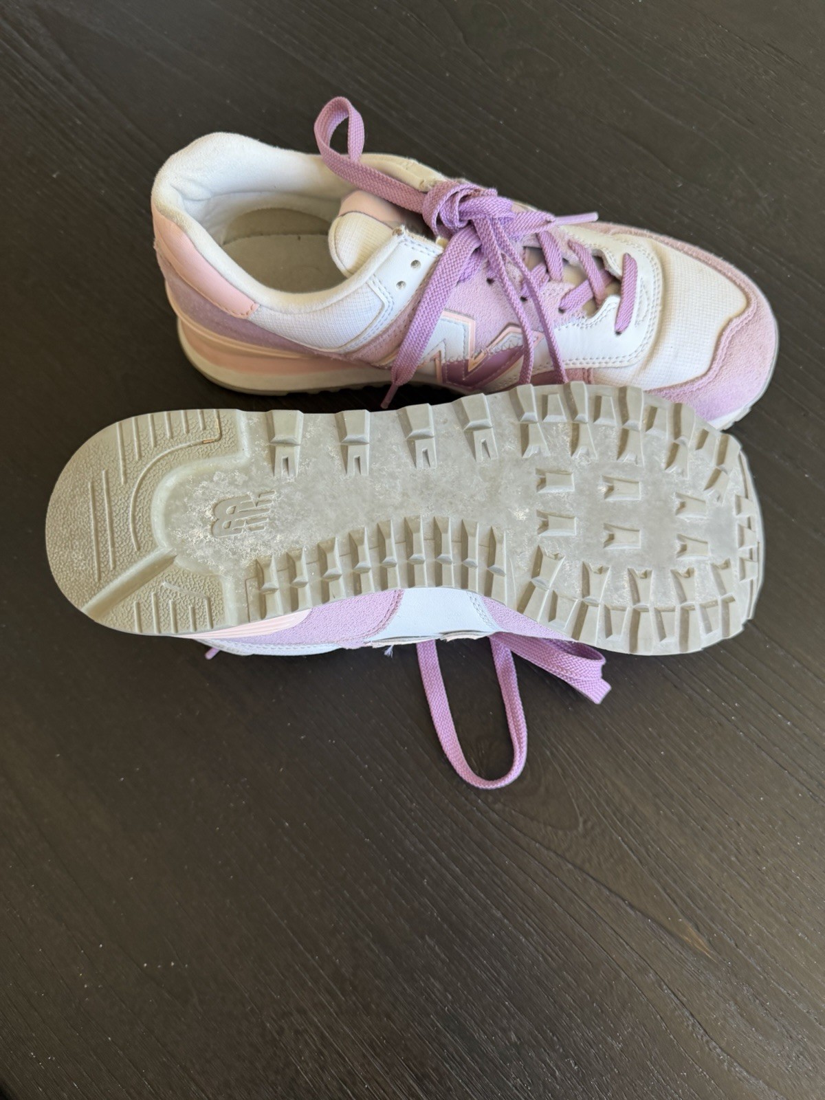 Women’s New Balance 574 Sneakers Pink/white/lilac Size 8