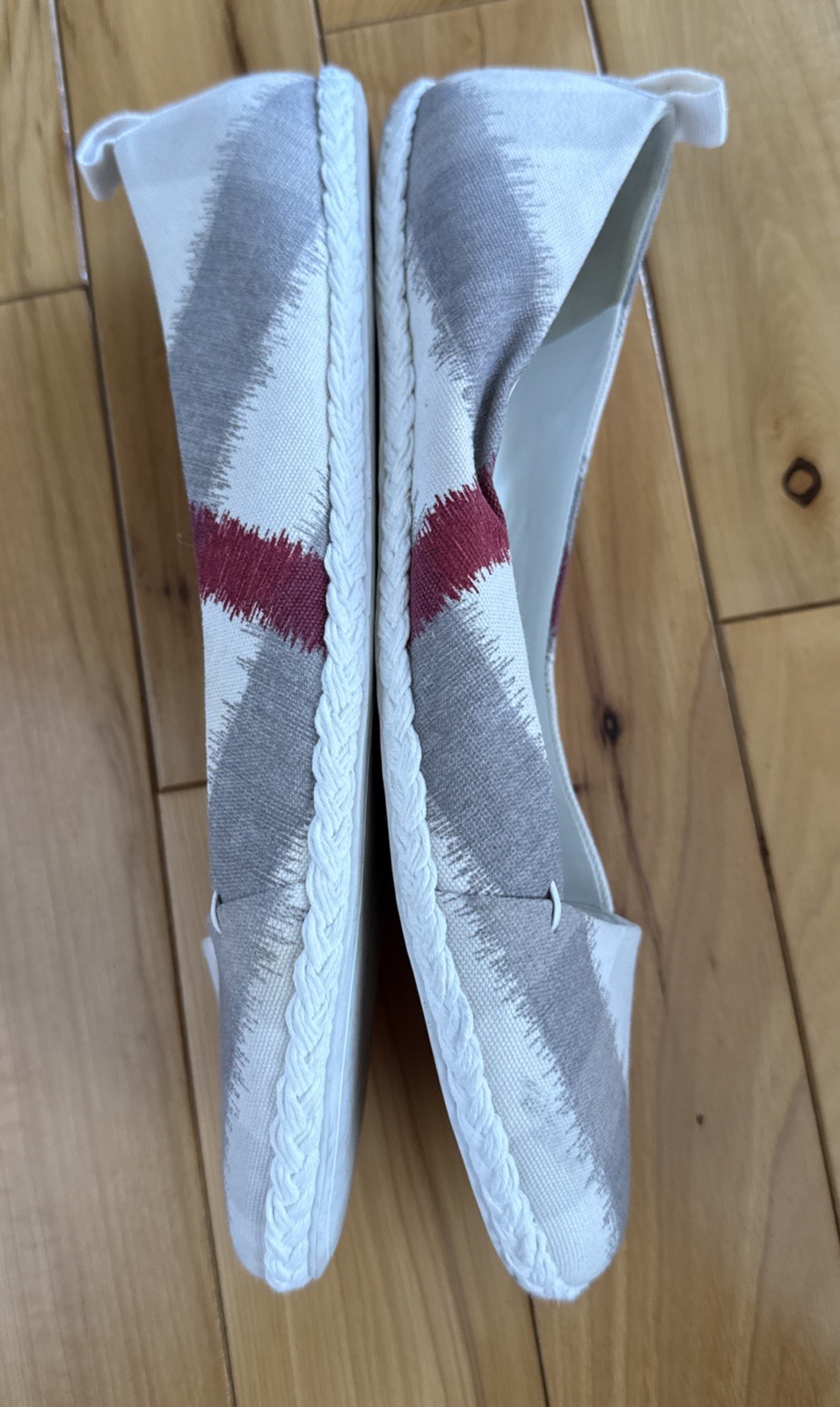 BURBERRY Nova Check Espadrille Flats Slip On Women’s Size 41 Multi