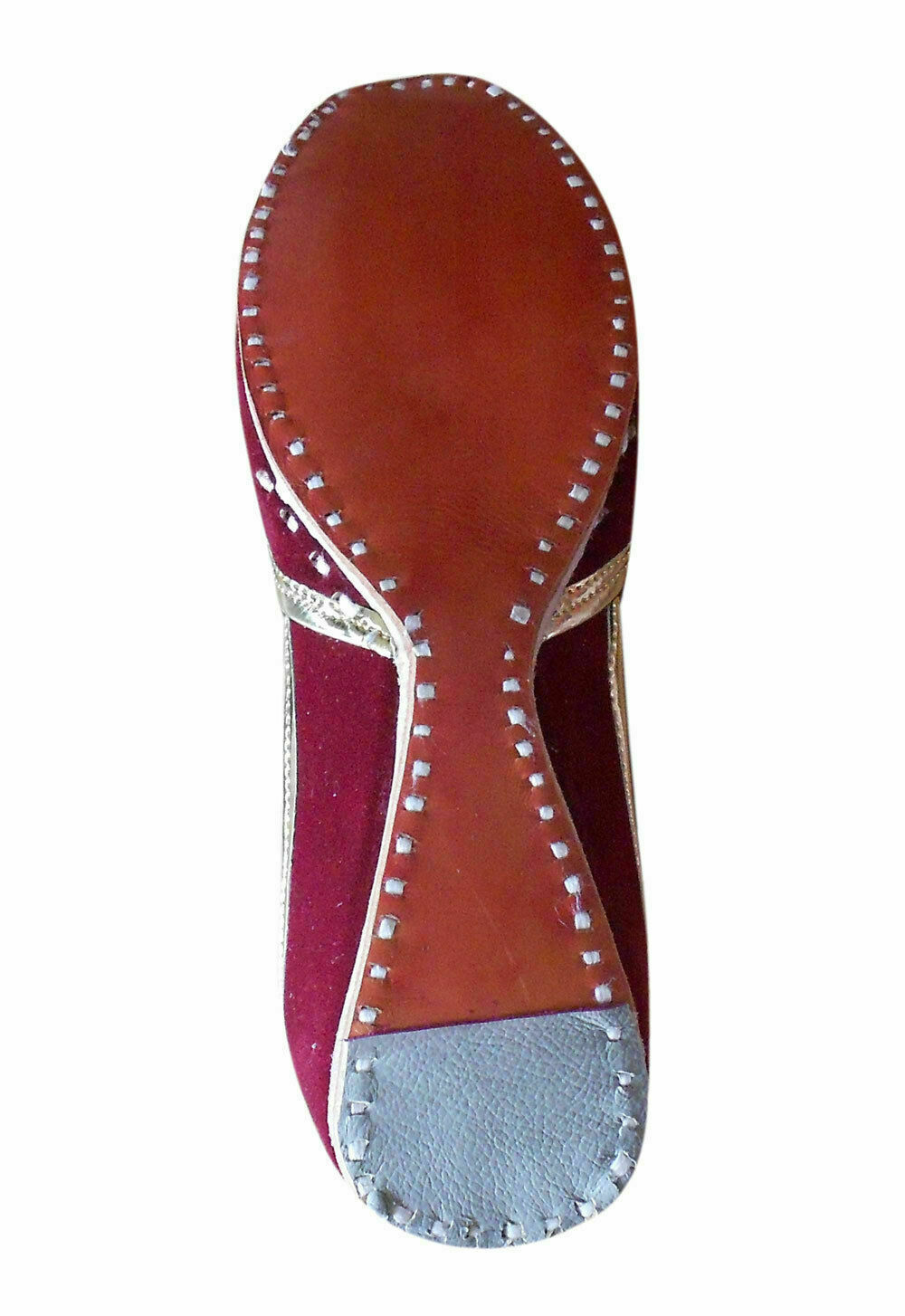 Women Shoes Indian Handmade Mojaries Leather Jutties Flip-Flops Jutties US 6-9