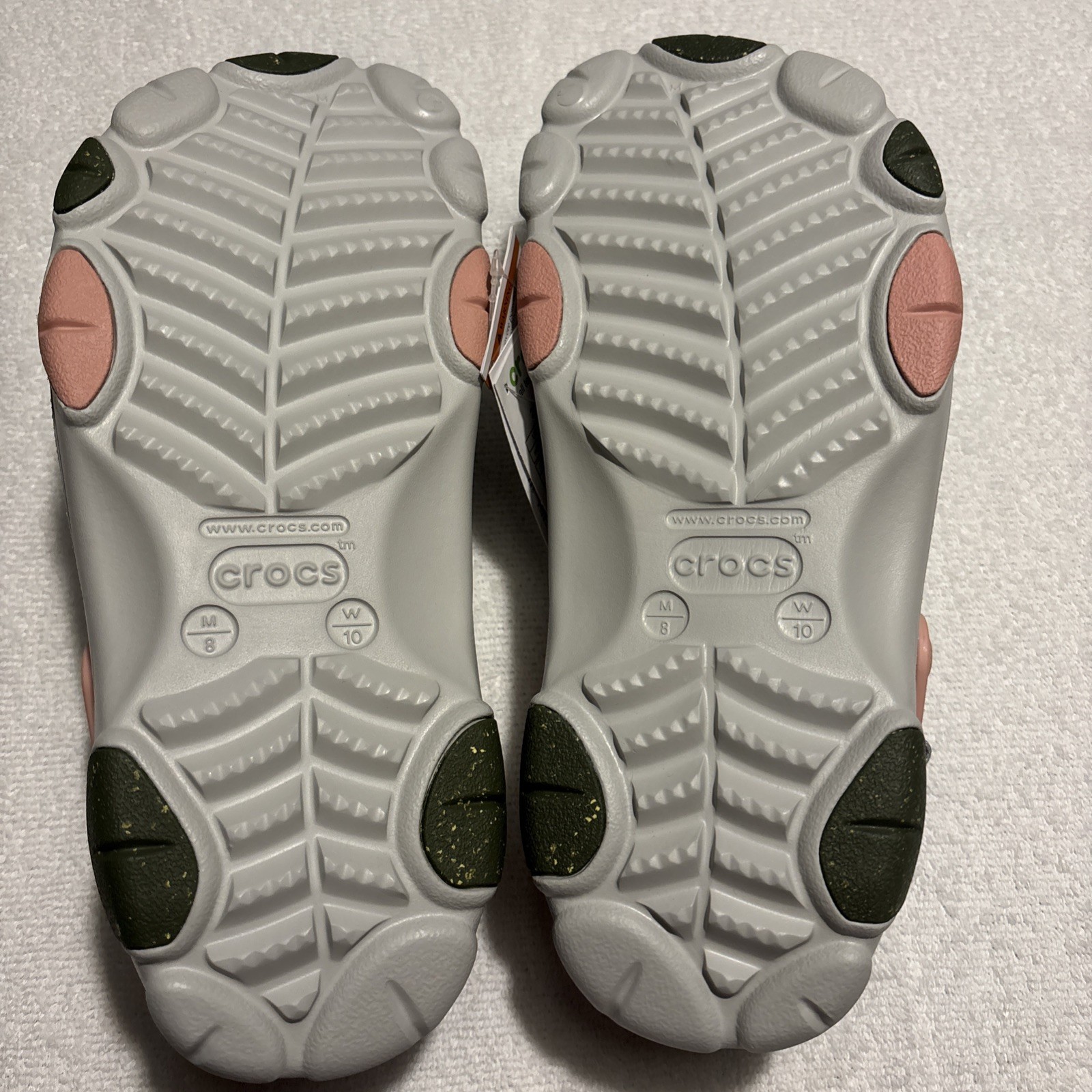 Crocs All Terrain Clog Adjustable Straps Size Men’s 8, Woman’s 10.