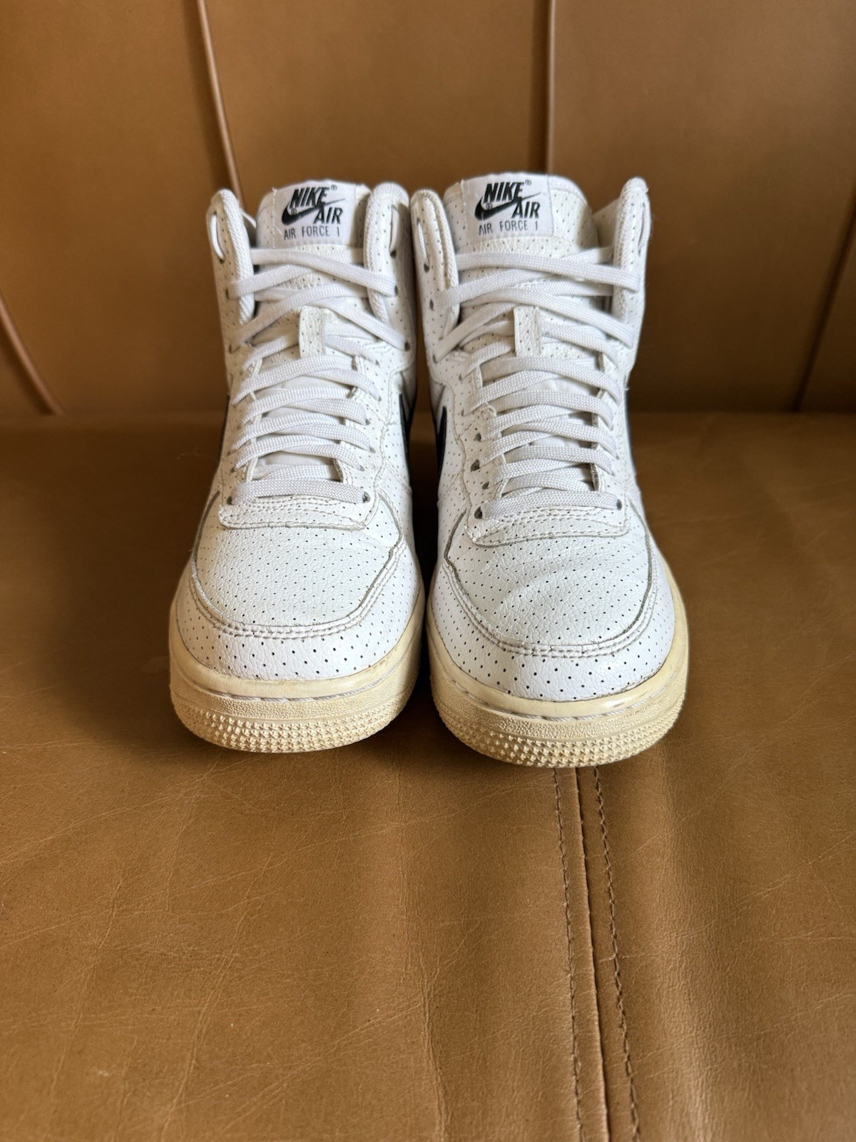 Rare Nike Air Force 1 High “Dream Team” Black White 653998-102 5.5Y / Women 7 W7