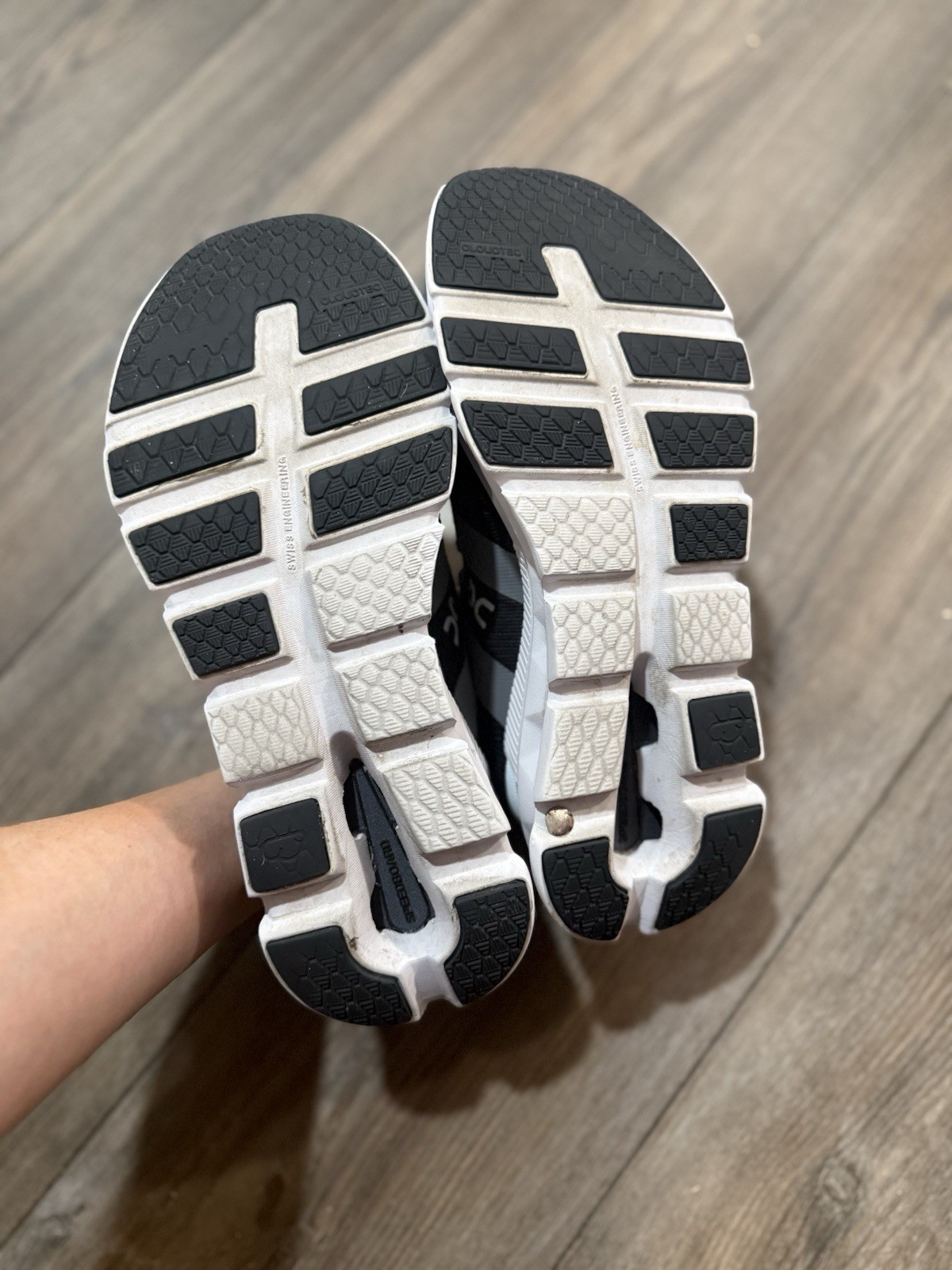 On Cloudgo Running Shoes Glacier Black Women’s 8.5 CloudTec EU 40