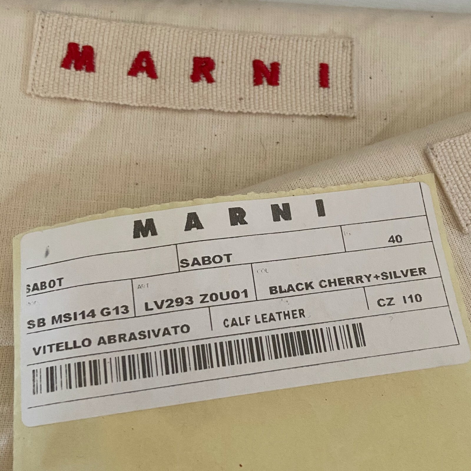 Sabot Women’s Shoes Marni Size 8,5