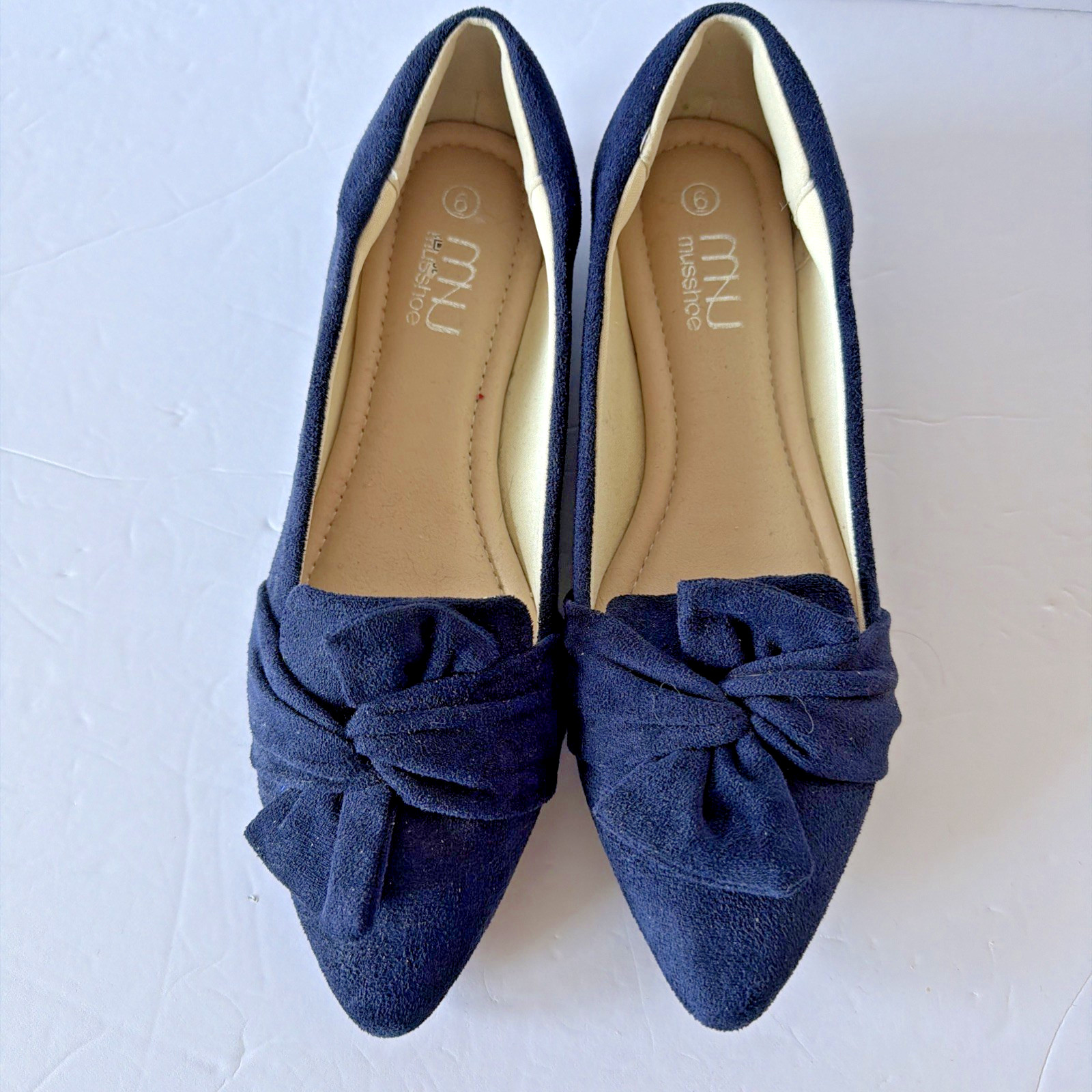 Musshoe Flats for Women Comfortable Flats Pointed ToeSize 6