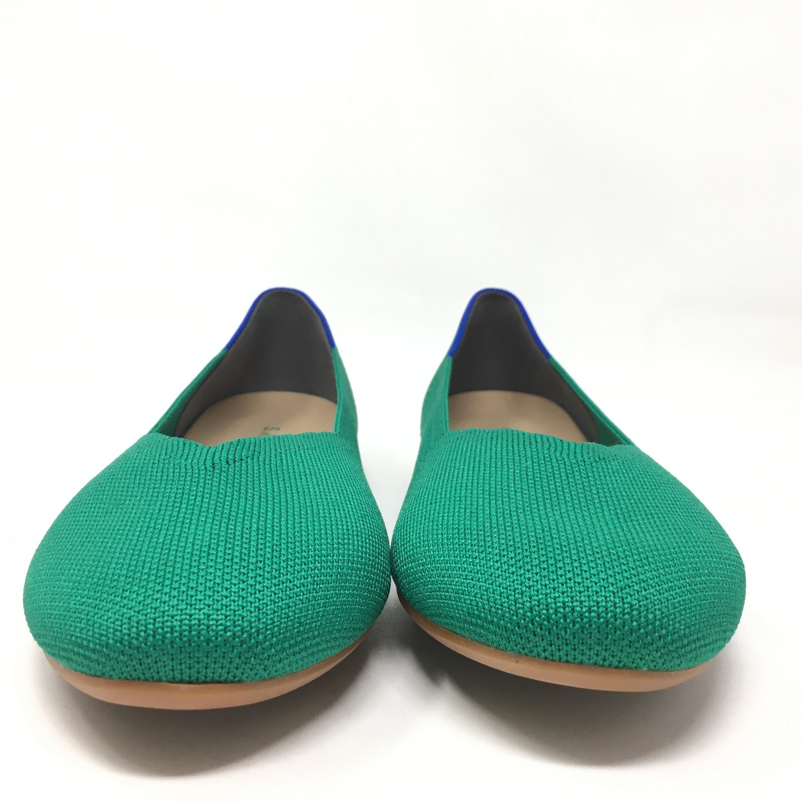 NEW Rothys The Daily Knit Flats Loafers Shoes Womens Size 9.5 Vibrant Green