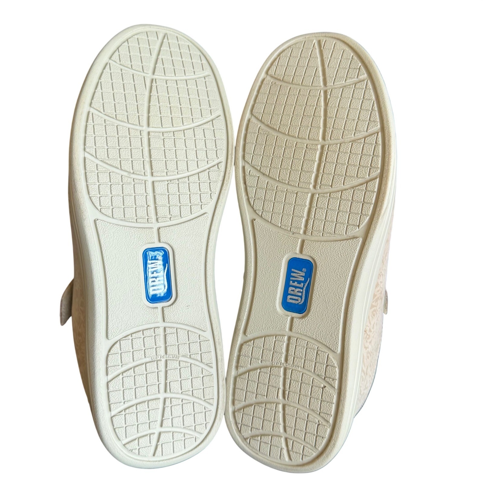 Drew Rose Mary Jane Comfort Shoes Womens 9 WW Bone Orthopedic Walking Adjustable