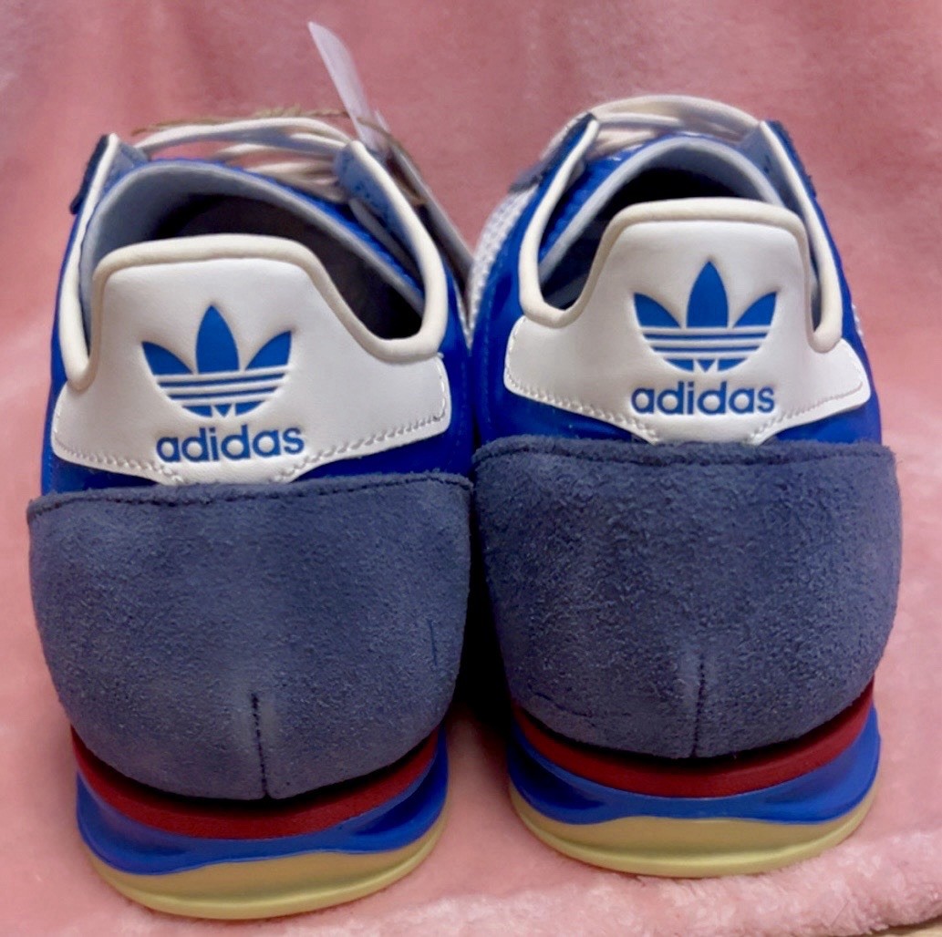 Adidas Woman’s 9.5 SL 72 OG Blue Bird Low Top Lace-Up Nylon Sneaker 2024