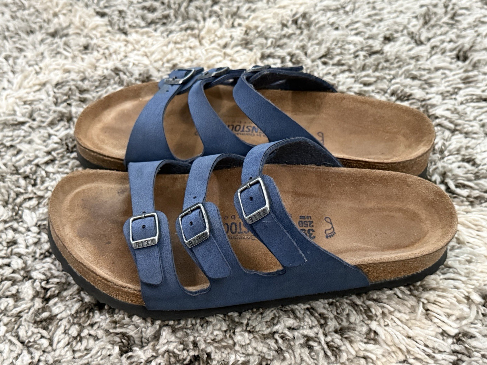 Birkinstock Florida Florida Soft Footbed EU 39 US M 6 W 8 Blue