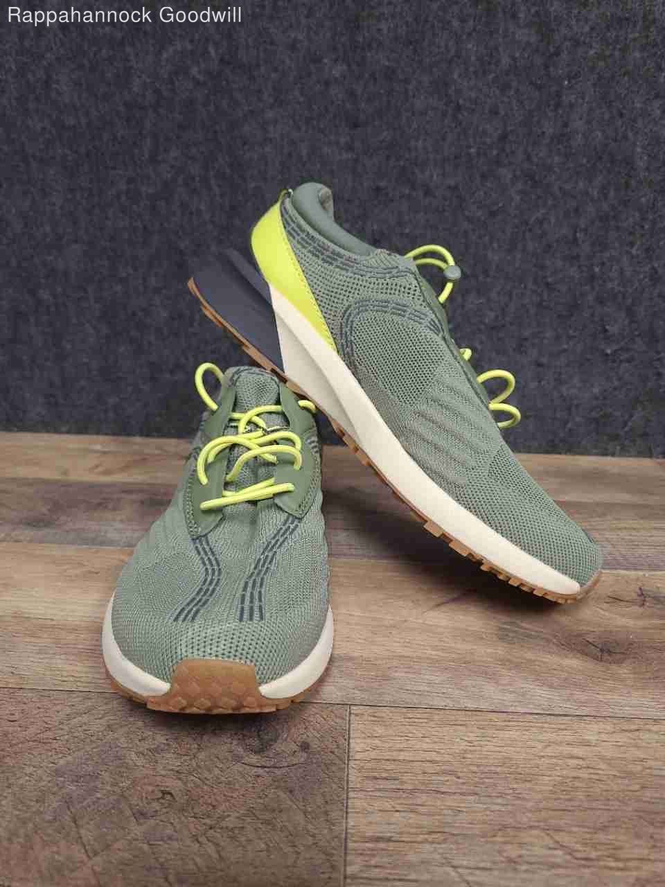 L.L. Bean Comfort Knit Trail Shoes Sage Green Neon Sneakers Women’s Size 7.5