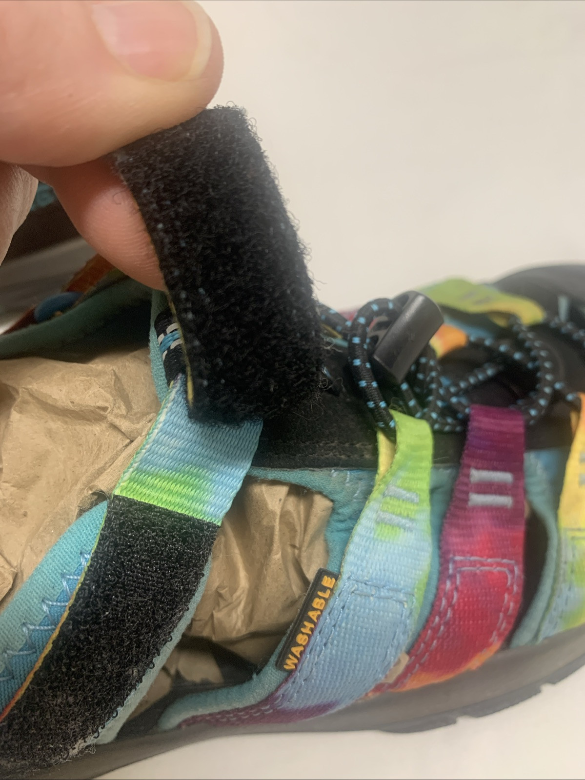 Keen Newport H2 Hiking Sandals Youth Sz 5 Rainbow Tie Dye