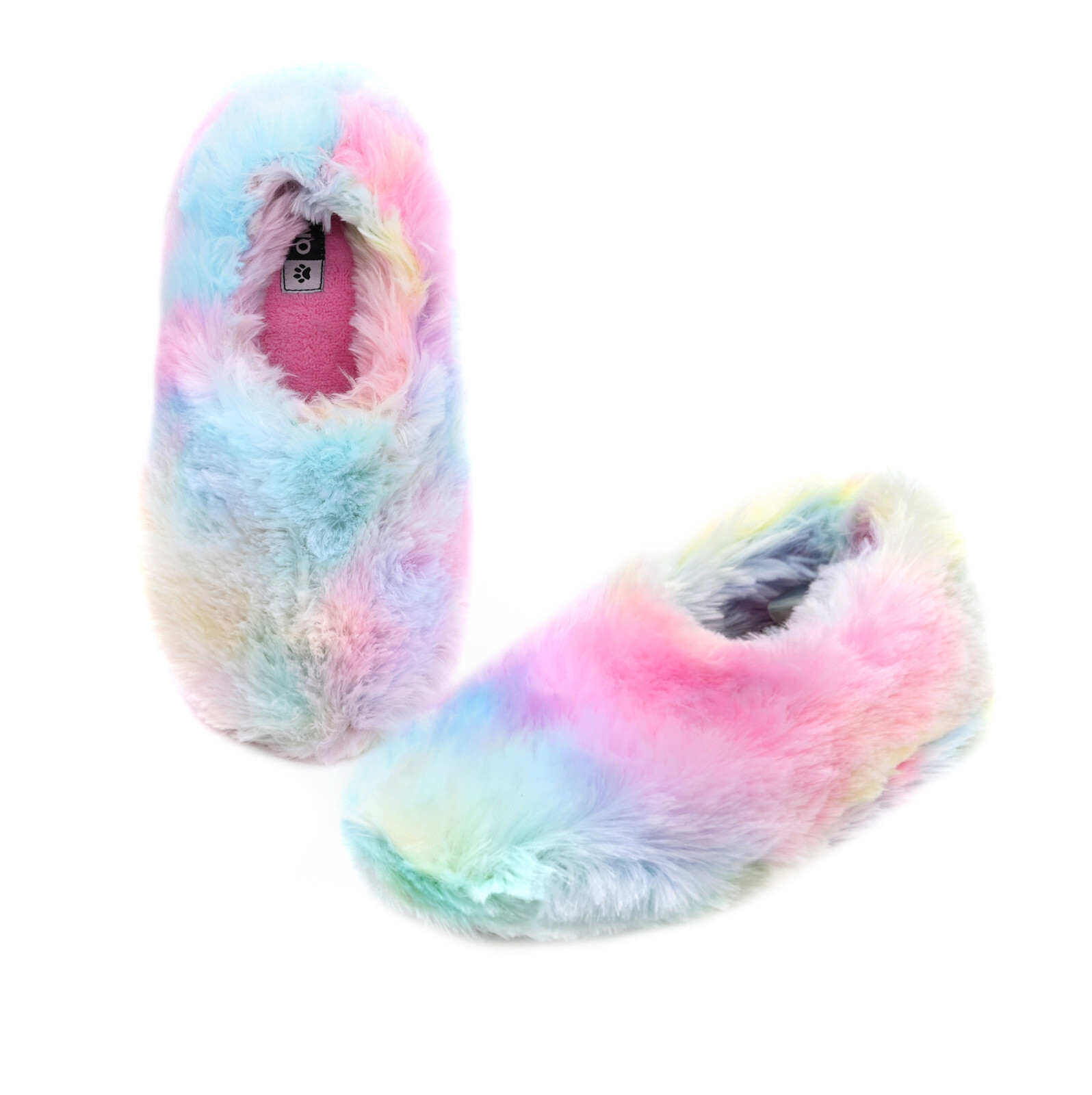 Fuzzy Winter Indoor Slippers for Women, Plush Warm Moccasin Slippers for Lady