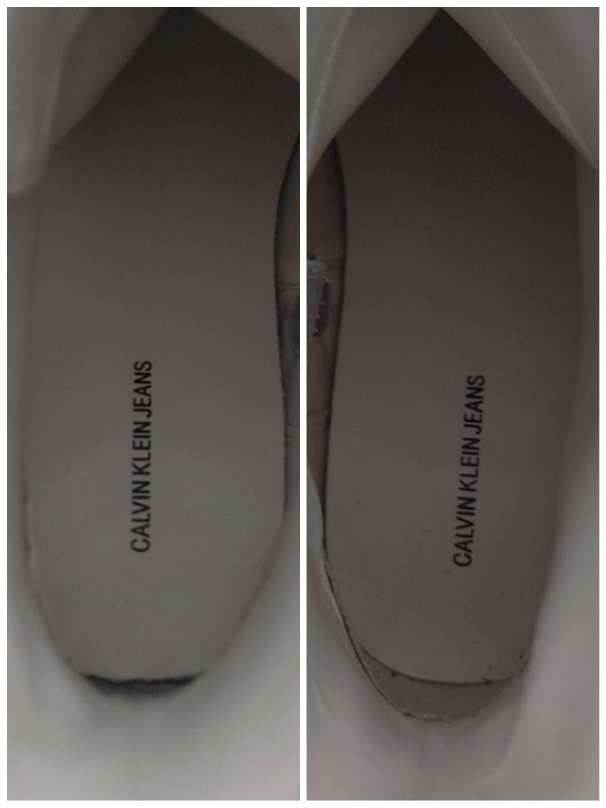 Calvin Klein Jeans Combat Boots Studded White Leather EU 40 Nannie B4R0468