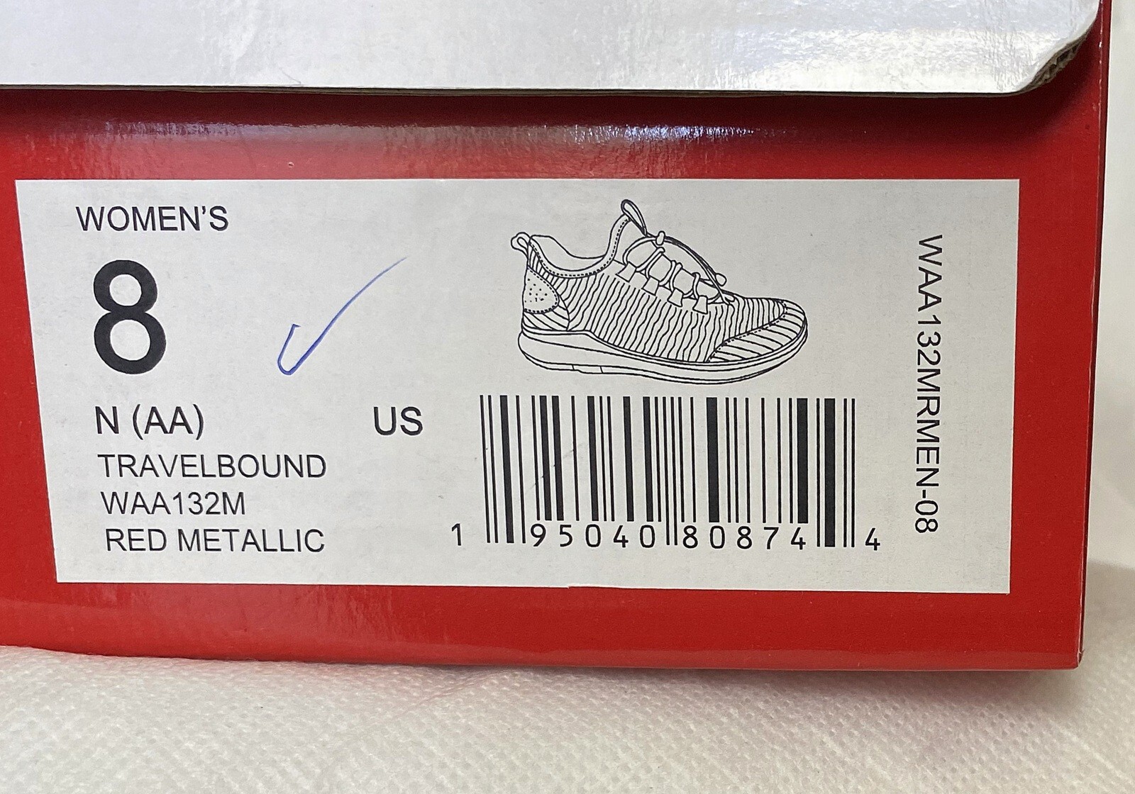 Propet TravelBound WAA132M Slip on Comfort Shoes, Women’s Size 8.0 N[AA].